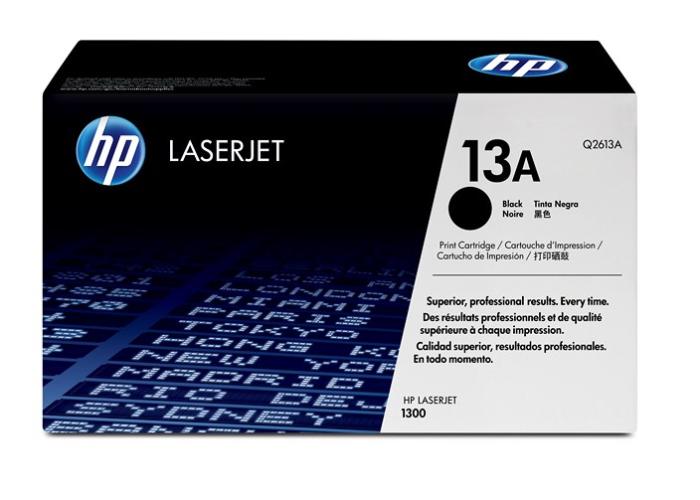 Q2613A (13A) - czarny, oryginalny toner drukujący HP, 2500 stron (HP laserjet 1300, 1300n, 1300xi)