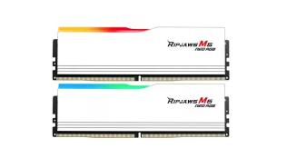 DDR5 96GB (2x48GB) 6000 MHz G.Skill Ripjaws M5 Neo RGB White CL30 AMD EXPO 30-36-36-96 1.35V [F5-6000J3036F48GX2-RM5NRW]