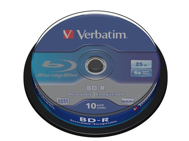 BD-R Verbatim 25GB x6 Cake*10 [43742]