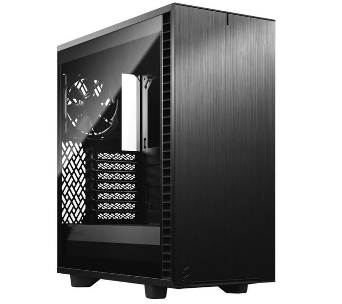 Fractal Design Define 7 Compact Black TG (szkło hartowane) (1x USB-C 3.1, 2x USB 2.0, 2x USB 3.0) (2x3.5) [FD-C-DEF7C-03]