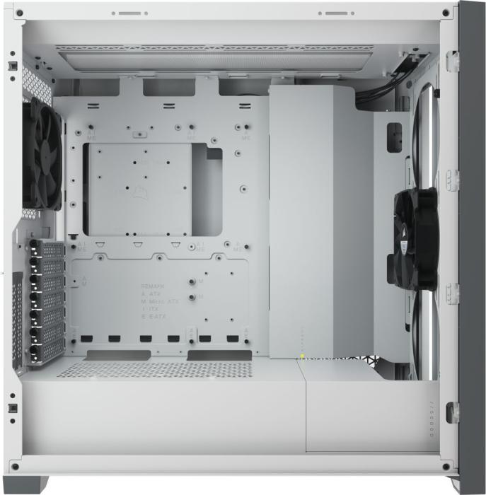 Corsair 5000D Tempered Glass Mid-Tower ATX PC Case White (szkło hartowane) (2x USB 3.2 Gen1, 1x USB-C 3.2 Gen1) (4x2.5, 2x3.5) [CC-9011209-WW]