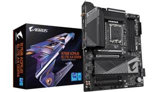 Gigabyte B760 AORUS ELITE AX DDR4 (Intel B760) [S1700, 4xDDR4 do 5333MHz, (HDMI 2.0, DP 1.2) (3xM.2, 1xPCIe 4.0 x16, 2xPCIe 3.0 x1), WiFi 6E, ATX]