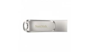 SanDisk Ultra Dual Drive Luxe 128GB USB-A/USB-C (150MB/s) (srebrny) [SDDDC4-128G-G46]