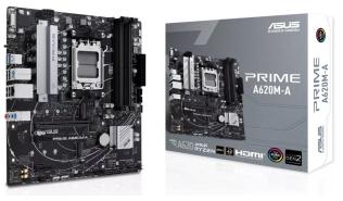 Asus PRIME A620M-A-CSM (AMD A620) [AM5, 4xDDR5 do 7200MHz, (HDMI 2.1, DP 1.4) (2xM.2, 1xPCIe 4.0 x16, 2xPCIe 3.0x1), micro ATX]