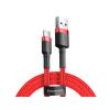 Baseus kabel szybkiego ładowania i transmisji (Fast Charge) USB-C (M) / USB (M) (1.0 m) (czerwony) [CATKLF-B09]