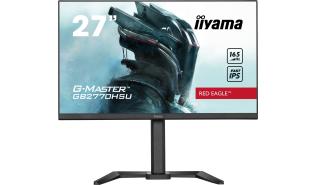 (27) Iiyama G-Master GB2770HSU-B5 (IPS LED, 1920x1080, 250, 0,8ms, 99% sRGB,165Hz) (HDMI 1.4, DP 1.2) głośniki, pivot, czarny