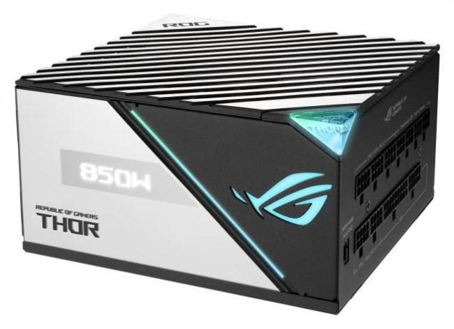 Asus ROG THOR (850W) Platinum II (1x135mm) 80plus Platinum (CPU 2x4+4) (PCI-E 1x16) (6xMolex, 10xSATA)