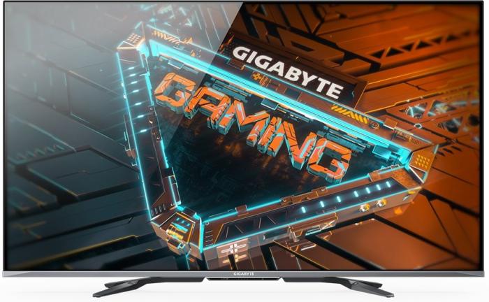 55’’ Gigabyte S55U (VA 4K, 3840x2160, 500/1500, 2ms, 140% sRGB, 120Hz) (2xHDMI 2.1, 2xHDMI 2.0, RJ45, USB 3.0) głośniki, czarny