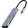 Gembird USB-C (1xUSB-C PD87W, 1xUSB 3.1, 2xUSB 2.0, 1xHDMI 4K 30Hz) [A-CM-COMBO5-03]