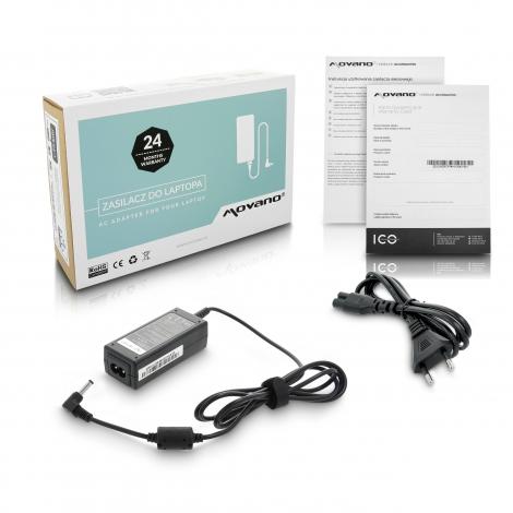 Movano zasilacz do laptopa SONY 10.5V / 1.9A / 20W z wtyczką 4.8x1.7mm [SON10519]