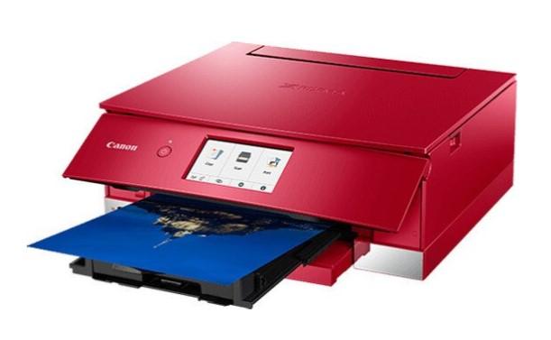 Canon Pixma TS8352A (czerwony) (drukarka, kopiarka, skaner) (USB 2.0, WiFi) automatyczny dupleks