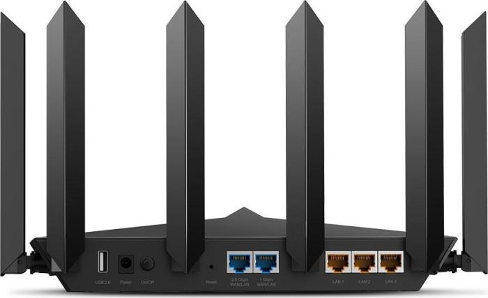 TP-Link Wireless Gigabit Router WiFi 6 AX6600 574/1201/4804MBps/s 1xUSB 2.0, 1xUSB 3.0 (trzypasmowy) [Archer AX90]