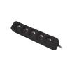 Lanberg PS0 PL do UPS (1.5m) czarny (5 gniazd bez wyłącznika) [PS0-05E-0100-IEC-BK]
