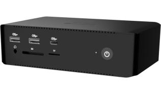 Stacja dokująca I-TEC Thunderbolt5 Quattro Display Dock 2x HDMI 2x TB5 (do 120Gbps, 30W) 5x USB (10Gbps, BC 1.2) 2.5 GLAN AUDIO czytnik kart Power Delivery 140W [TB5QUATTRODOCKPD]