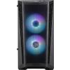 CoolerMaster MasterBOX MB311L ARGB (czarny) (szkło hartowane) (2xUSB 3.2 Gen1) (2x2.5, 2x3.5/2.5) [MCB-B311L-KGNN-S01]