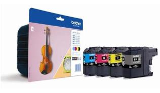 LC127XLVALBP - zestaw oryginalnych wkładów z atramentem Brother, czarny i kolor 1200 stron (Brother MFC-J4510DW, J4410DW, J6920DW, J470DW, DCP-J4110DW, J152W, J552DW, J132W)