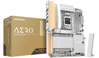 Gigabyte X870E AERO X3D WOOD (AMD X870E) [AM5, 4xDDR5 do 9000MHz, (HDMI 2.1) (4xM.2, 1xPCIe 5.0 x16, 1xPCIe 5.0 x16 (x8), 1xPCIe 4.0 x16 (x4)), WiFi 7, BT 5.4, ATX]