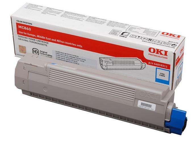 44059211 - Toner OKI cyan 10 000str MC860