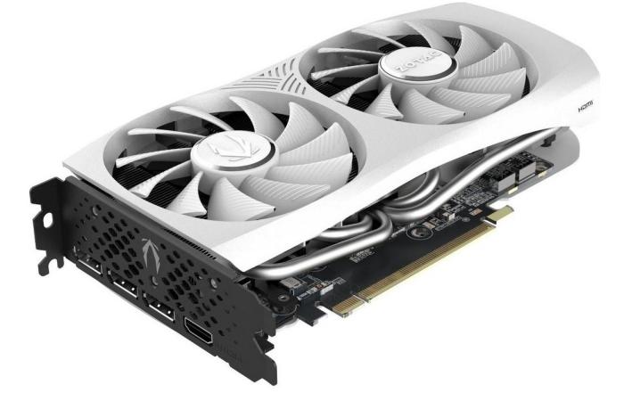 GeForce PCI-E RTX4070 Zotac 12GB GDDR6X Twin Edge OC White [ZT-D40700Q-10M] (1xHDMI 2.1a, 3xDP 1.4a) (192-bit, PCI-E 4.0)