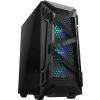 Asus TUF GAMING GT301 ARGB (czarny) (szkło hartowane) (4x120mm) (2xUSB 3.2 Gen1) (4x2.5, 2x3.5/2.5)