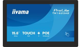 (15.6) Iiyama TW1623AS-B3P (IPS, dotykowy, 1920x1080, 387, 30ms, 60Hz) (1xMiniHDMI) głośniki