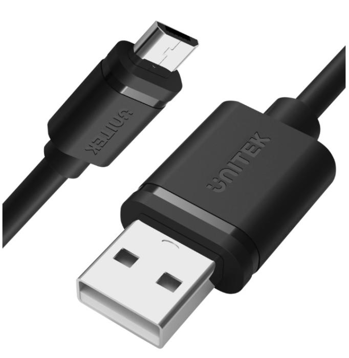 Unitek kabel Fast Charging USB 2.0 / microUSB M/M (1.5m) [Y-C434GBK]