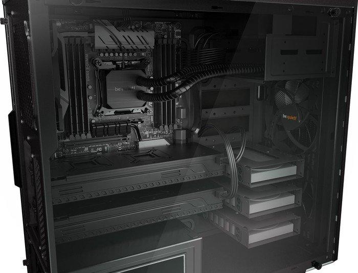be quiet! Pure Base 600 Window Black ATX Midi (szkło hartowane) (2xUSB 3.2 Gen1) (2x2.5, 6x2.5 (konwertowalne z 3 zatok 3.5), 3x3.5, 2x5.25) [BGW21]