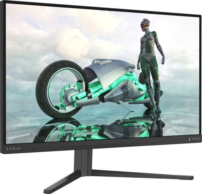 (27) Philips Evnia 27M2N3200A/00 (IPS WLED, 1920x1080, 300, 1000:1, 1ms, sRGB 128%, HDR10, 180Hz) (2xHDMI 2.0, DP 1.4, Audio) pivot, głośniki (2x2W), czarny