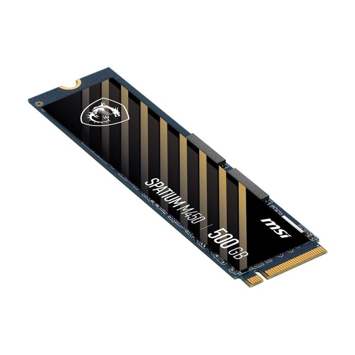 MSI Spatium M450 500GB SSD M.2 2280 PCIe4x4 NVMe (3600/2300 MB/s) [S78-440K090-P83]