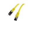 Lanberg (1.0m) Kabel sieciowy (Patchcord) kat.8.1 S/FTP LSZH CU Fluke Passed (żółty) [PCF8-10CU-0100-Y]