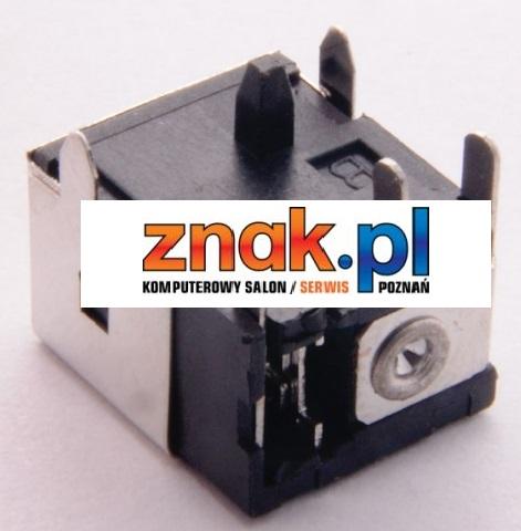 Gniazdo zasilania GNL13 do wtyczki 5.5x1.7mm (do notebooków Acer 2410,Compaq Armada 700, Hp Pavilion ZE2000 i