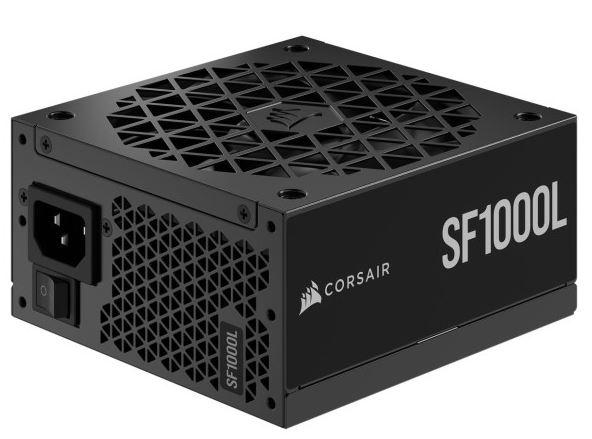 Corsair SF1000L 1000W SFX (1x120mm) Modularny 80+Gold (CPU 2x4+4) (PCI-E 5x6+2, 1x12+4) (3xMolex, 8xSATA) [CP-9020246-EU]