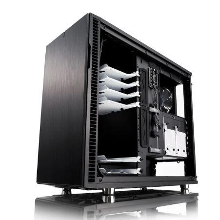 Fractal Desing Define R6 Black 3.5/2.5 drive brackets uATX/eATX/ATX/ITX (metal) (1x USB-C 3.2 Gen1, 2x USB 3.2 Gen1, 2x USB 2.0) (4x2.5, 2x3.5/2.5) [FD-CA-DEF-R6-BK]