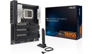 Asus Pro WS TRX50-SAGE WIFI A (AMD TRX50) [sTR5, 4xDDR5 ECC-R do 8000MHz, (4xM.2, 3xPCIe 5.0 x16, 1xPCIe 4.0 x16), WiFi 7, BT 5.4, E-ATX]