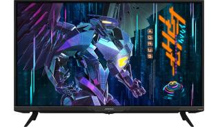 (43) Gigabyte Aorus FV43U (VA 4K, 3840x2160, 750/1000, 1ms, 150% sRGB, 144Hz) (2xHDMI 2.1, DP 1.4, USB-C/DP, 2xUSB 3.0) głośniki, czarny