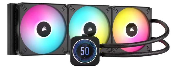 Corsair iCUE H170i ELITE LCD XT Liquid CPU Cooler (3x140 mm, RGB) [CW-9060076-WW]