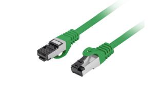 Lanberg (1.5m) Kabel sieciowy (Patchcord) kat.8.1 S/FTP LSZH CU Fluke Passed (zielony) [PCF8-10CU-0150-G]