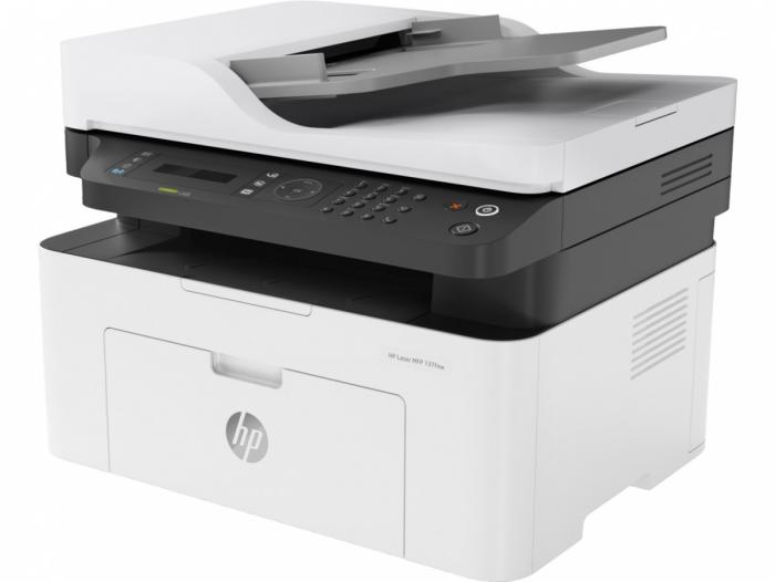 HP LaserJet 137fnw (drukarka, kopiarka, skaner, faks) (USB 2.0, LAN, WiFi) [4ZB84A]
