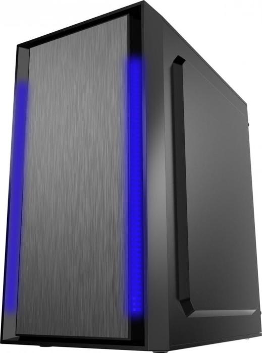 Gembird Fornax 960R Blue (czarny) (akryl) (2x USB 3.0) (1x2.5, 2x2.5/3.5, 1x3.5, 1x5.25) [CCC-FORNAX-960B]