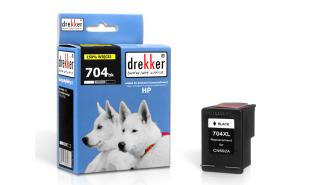 DH-704BK (704) - czarny wkład z atramentem Drekker, 15 ml, 1200 stron (zastępuje CN692AE) (hp deskjet 2060, hp deskjet Advantage 2060 (CQ750A), HP Deskjet Ink Advantage 2010 (K010)