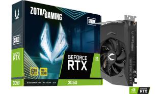 GeForce RTX3050 Zotac 6GB GDDR6 Solo BOX [ZT-A30510G-10L] (1xHDMI 2.1, 3xDP 1.4a) (96-bit, PCIe 4.0)