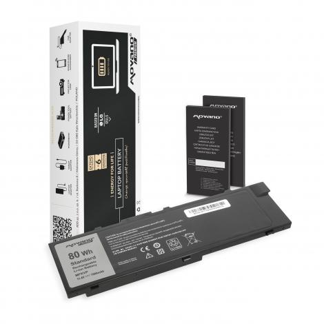 Movano Premium bateria Dell Precision M7510 11.4V, 7000mAh (80Wh) 3 ogniwa LG [BZ/DE-M7710]