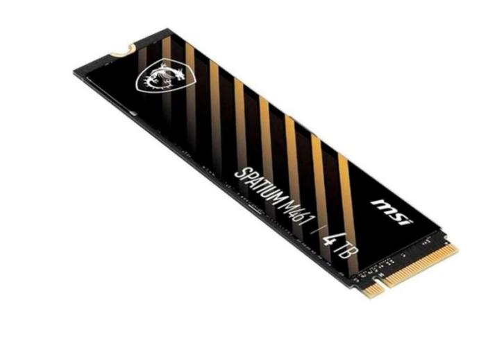 MSI Spatium M461 4TB SSD M.2 2280 PCIe Gen4x4 NVMe (5000/4200 MB/s) [S78-440R030-P83]