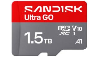 Secure Digital 1.5TB Sandisk Micro SDXC Ultra Go U1 V10 UHS-I A1 (190MB/s) [SDSQUGN-1T50-GN6MN]