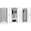 be quiet! Silent Base 802 White ATX Midi z oknem (szkło hartowane) (2xUSB 3.2 Gen1, 1xUSB-C 3.2 Gen1) (7x2.5, 3x3.5) [BGW40]
