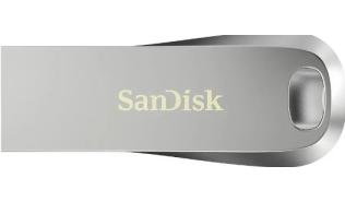SanDisk Ultra Luxe 128GB USB 3.2 Gen1 (400MB/s) (srebrny) [SDCZ74-128G-G46]