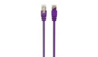 Gembird (0.25m) Kabel sieciowy (Patchcord) FTP cat. 6 RJ45 (fioletowy) [PP6-0.25M/V]