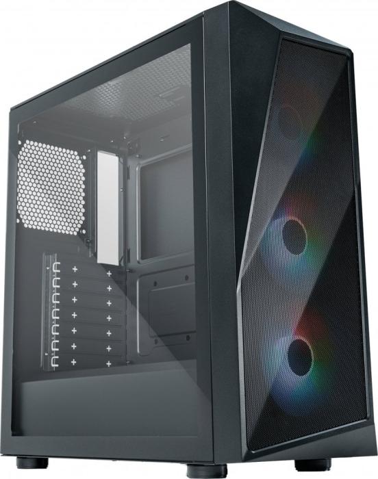CoolerMaster CMP 520 mini-ITX (szkło hartowane) (1x USB 2.0, 1x USB 3.1) (2x2.5, 2x3.5) [CP520-KGNN-S00]