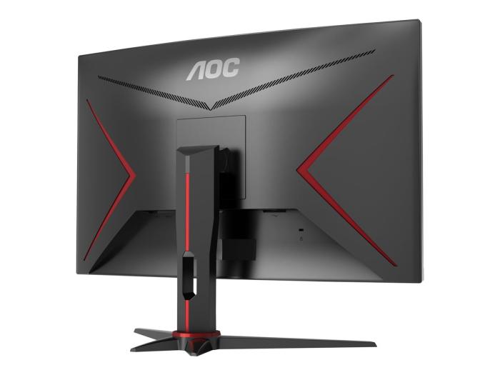 24’’ AOC C24G2AE/BK (VA zakrzywiony 1500R, 1920x1080, 250, 170/160, 1ms, 165Hz) (VGA, 2xHDMI 1.4, DP 1.2) pivot, głośniki, czarny