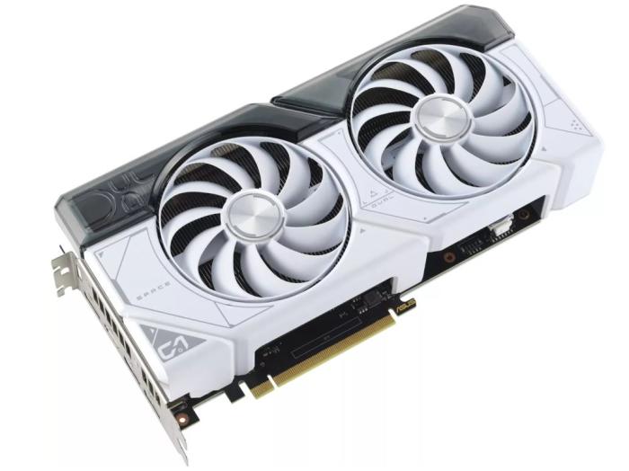 GeForce PCI-E RTX4070 Asus 12GB GDDR6X Dual OC White [DUAL-RTX4070-O12G-WHITE] (1xHDMI 2.1a, 3xDP 1.4a) (192-bit, PCI-E 4.0)